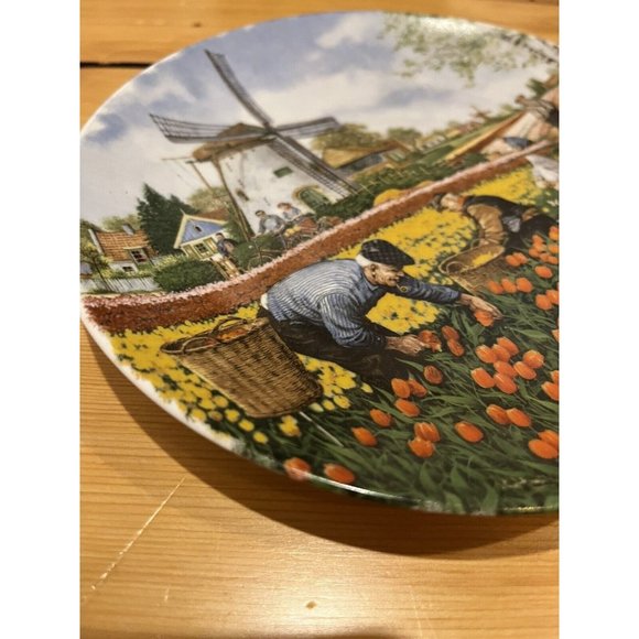 Royal Schwabap, Ter Steege BV, 1984 Vintage Dutch Hand Decorated Plate - Picture 3 of 5